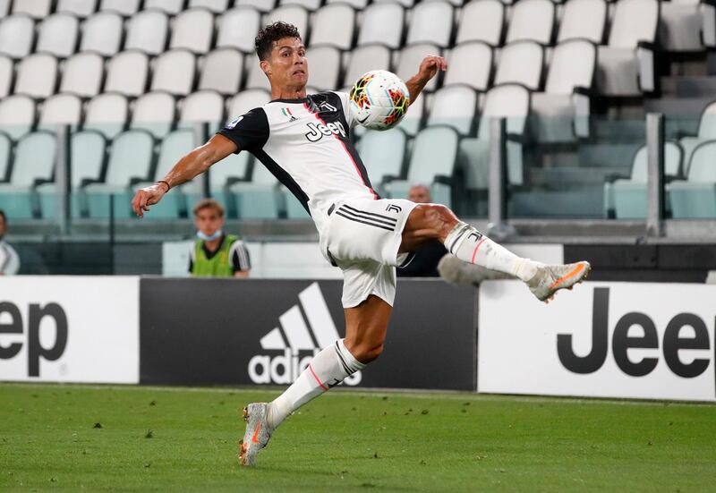 Juventus' Cristiano Ronaldo, 35, has scored 31 goals. AP