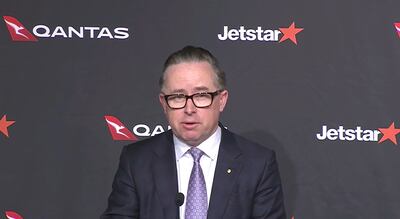 Alan Joyce has announced that by November 15, all Qantas and Jetstar frontline employees, including cabin crew, pilots and airport workers, will need to be fully vaccinated. EPA