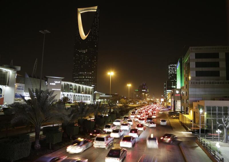 Standard & Poor’s said it would downgrade the Saudi Arabia’s long-term rating a notch, from AA- to A+ with ‘a negative outlook’. Above, the kingdom’s capital, Riyadh. Hasan Jamali / AP Photo