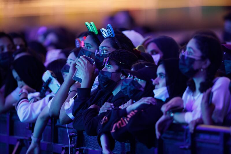 Fans at the concert.