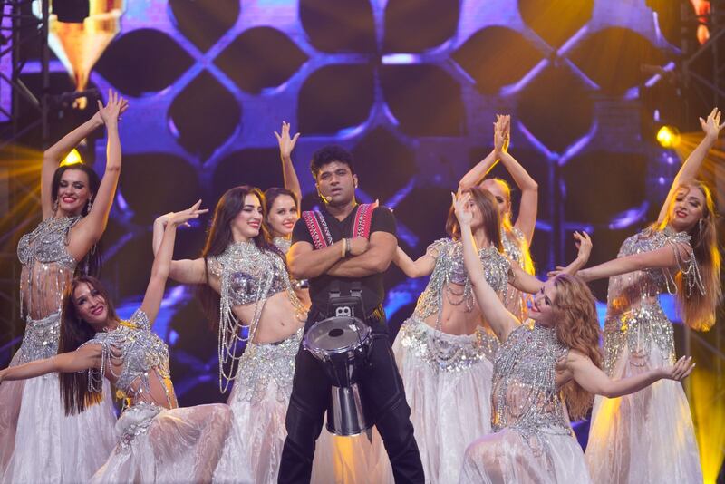 Devi Sri Prasad, popularly known as DSP, created a special mix for his Abu Dhabi performance — blending one of his hits 'OO Antava Mava' with Arabic beats and the Punjabi dhol.