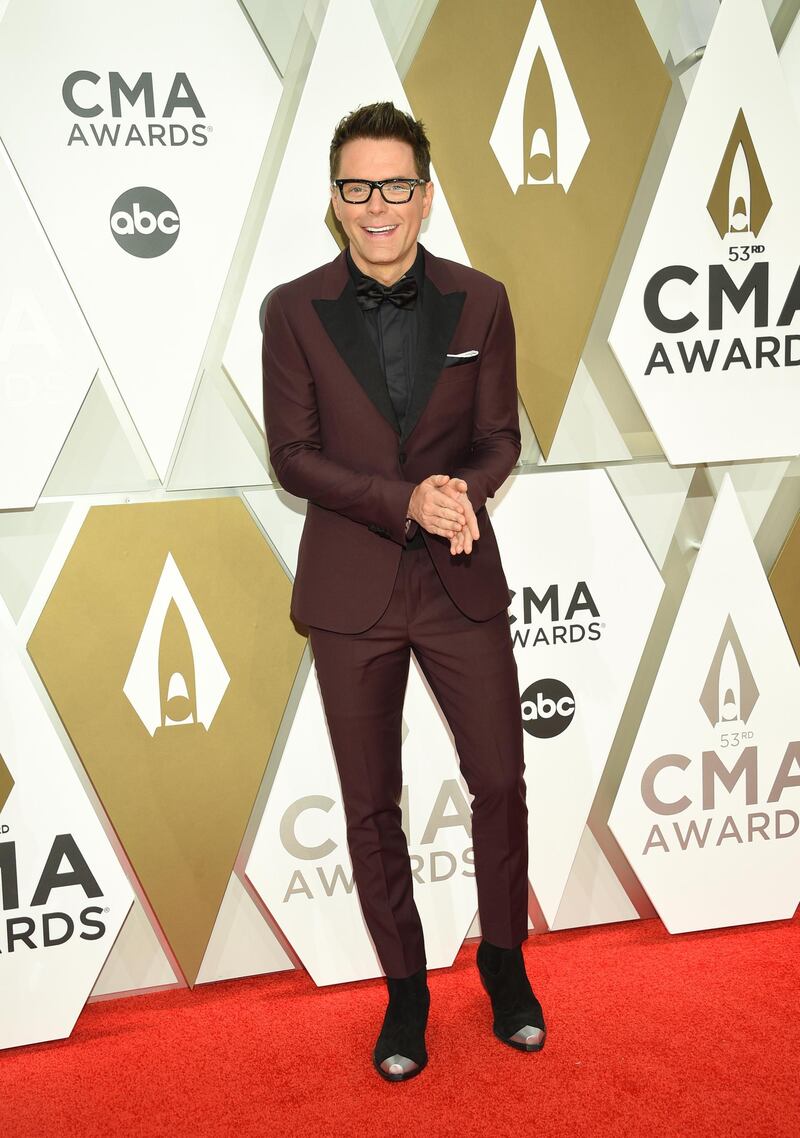 Bobby Bones arrives at the 53rd annual CMA Awards in Nashville on November 13, 2019. AP