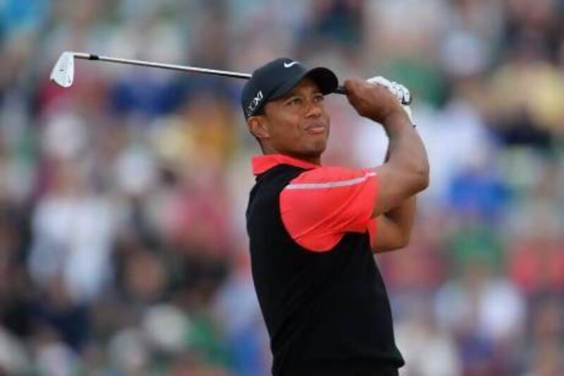 Tiger Woods struggled on the final day of the British Open.