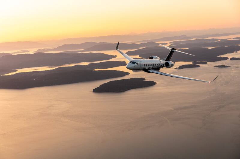 The Gulfstream G650 can fly for 14 hours, reaching speeds of up to 1,133 kilometres per hour. Photo: Flexjet