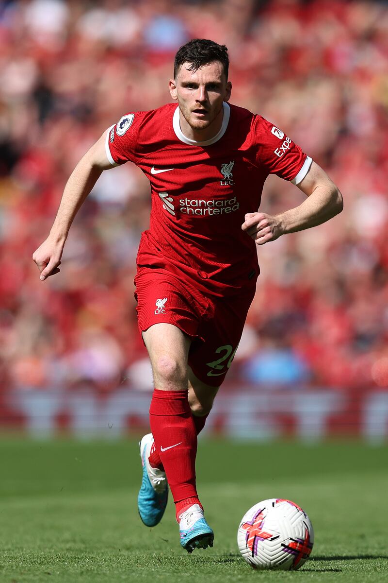 Andy Robertson - 6. Perhaps unsurprisingly, given the amount of football he has played in recent years, the Scot has looked drained at times. Also has a lot to prove next season given that he does not look a natural fit for the left-hand side of the defensive shape Liverpool have recently switched to. Getty