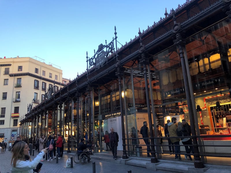 The Mercado San Miguel is seeing a rise in shoppers. Holly Aguirre / The National