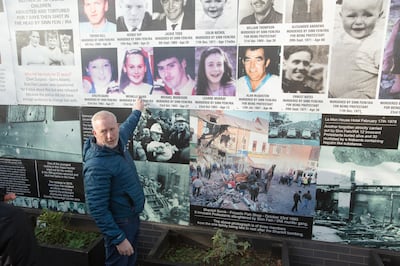 The Shankill Road memorial garden is of particular significance to Norman Reilly. Photo: Paul McErlane / The National