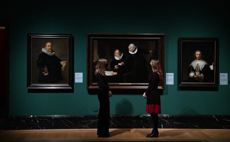 "The Shipbuilder and his Wife" by Dutch master Rembrandt. EPA