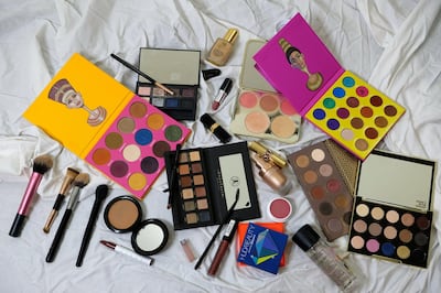 Instead of buying palettes with colours you may never use, opt for singles - and always take stock of what you already own. Photo: Aarti Jhurani