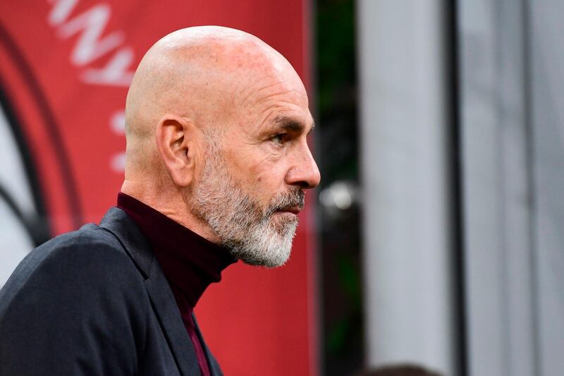 AC Milan's Italian head coach Stefano Pioli is pictured prior to the Italian Serie A football match AC Milan vs Spal on October 31, 2019 at the San Siro stadium in Milan. / AFP / MIGUEL MEDINA
