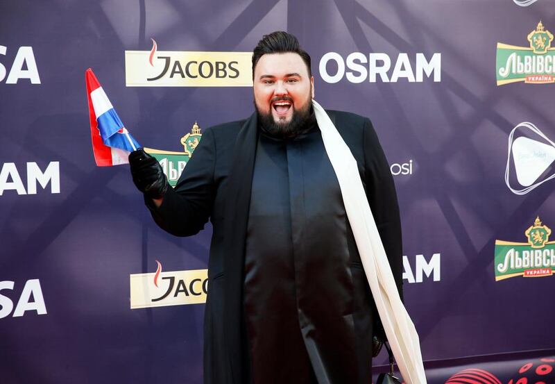 Jacques Houdek from Croatia. Sergey Dolzhenko / EPA