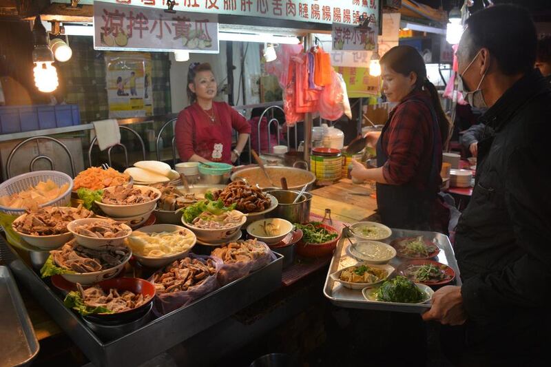 A street food market in Taipei. Photo by Rosemary Behan