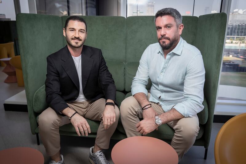Shafiq Khartabil, left, and Karim Kouatly identified a gap in temporary staffing solutions in the UAE and Greece. Antonie Robertson / The National