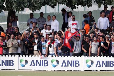 The Twenty20 and ODI series between UAE and Nepal at the ICC Academy in Dubai have been well attended. Pawan Singh / The National