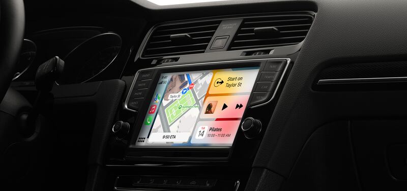 Apple CarPlay users will be to simply tap on an app to purchase fuel straight from their car, skipping the usual credit card process at the pump. Photo: Apple