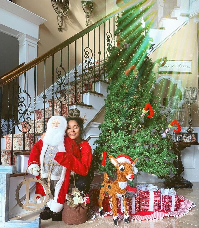Reality TV star Nicole 'Snooky' Polizzi with her decorations. Instagram