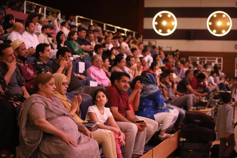 Urdu-speaking families were part of the crowd in the Sheikh Rashid Auditorium, Dubai