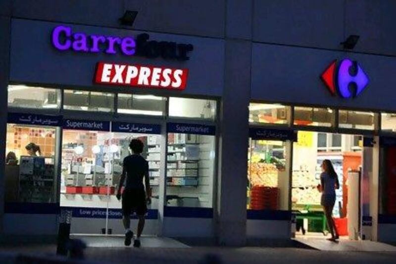 Carrefour aims to entice customers with its Market brand in an increasingly competitive industry. Pawan Singh / The National