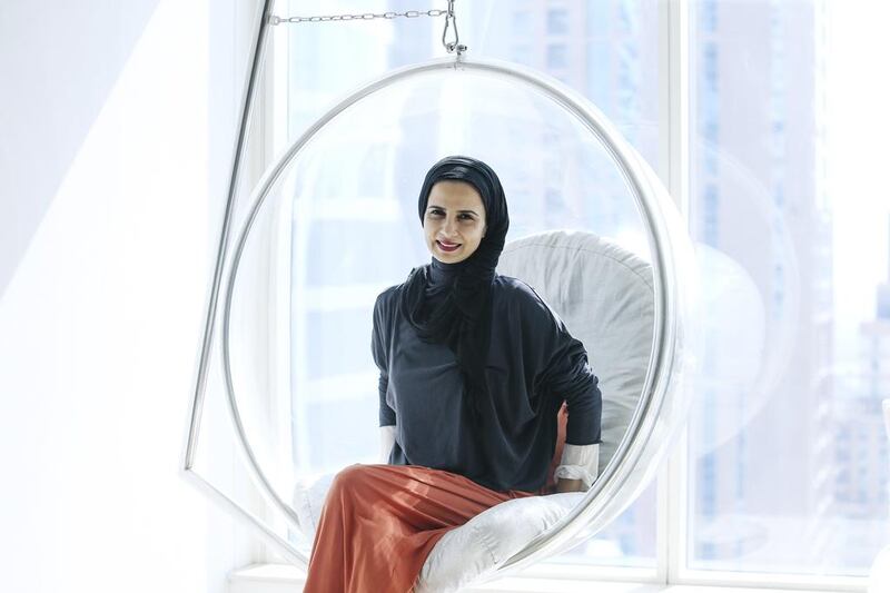 Alia Khan, chairwoman of the Islamic Fashion and Design Council. Sarah Dea / The National

