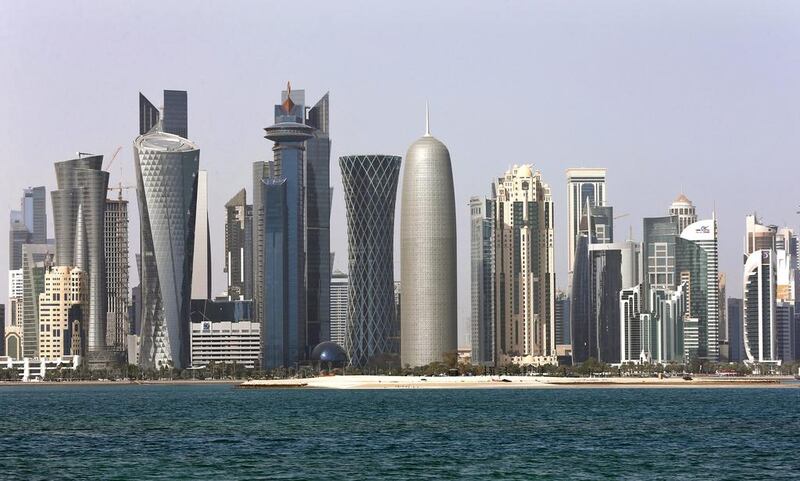 The skyline of Doha, Qatar. EPA