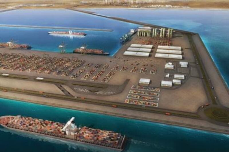 May 2 2011. Handout image /artist rendering of Khalifa Port

Courtesy ADPC