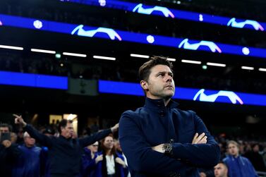 Tottenham manager Mauricio Pochettino prior to his side's humiliating 7-2 home defeat to Bayern Munich in the Uefa Champions League. Getty