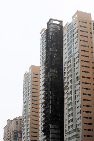 Fire broke out at the Ajman Tower 2 at the Ajman One Tower complex in the early hours of Tuesday in Ajman. The National