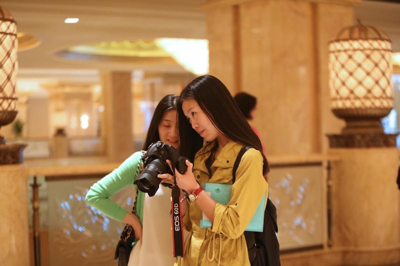 A visa-on-arrival scheme for Chinese visitors has catapulted China to the third place among Abu Dhabi’s tourism markets. Fatima Al Marzooqi / The National