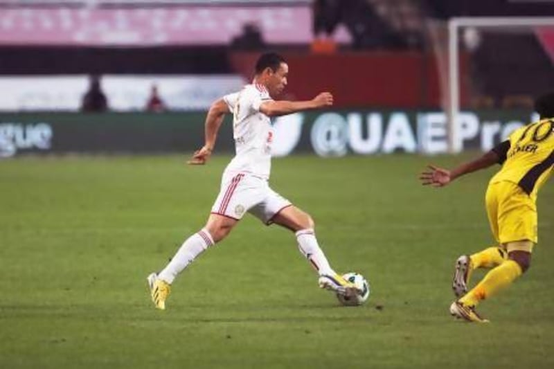 Al Jazira striker Ricardo Oliveira was the top scorer in the ACL last year with a dozen goals when Jazira made it to the last-16 round, but the Brazilian hasn't scored in four games in the continental championship so far. Lee Hoagland / The National