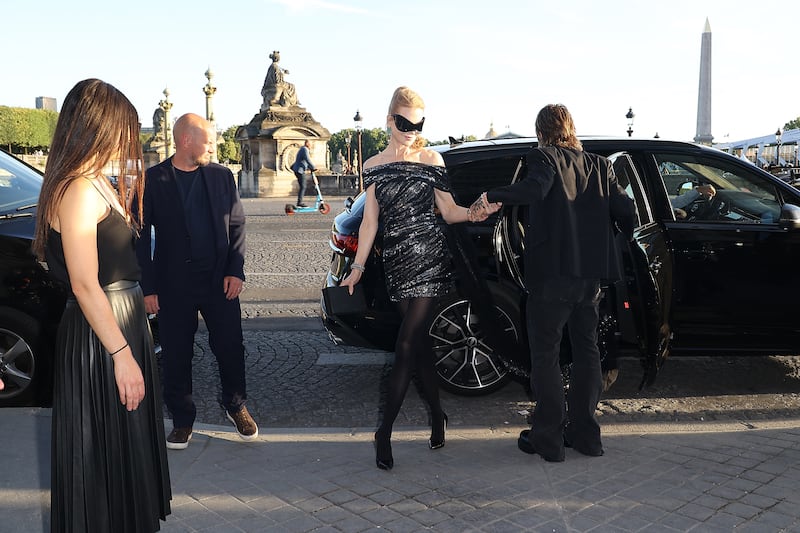 Nicole Kidman and Keith Urban at Hotel de la Marine. Getty Images