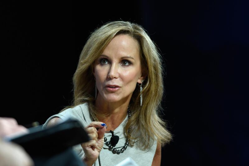 NEW YORK, NY - SEPTEMBER 18: Frances Fragos Townsend, National Security Analyst, CBS News speaks at The 2017 Concordia Annual Summit at Grand Hyatt New York on September 18, 2017 in New York City.   Riccardo Savi/Getty Images for Concordia Summit/AFP