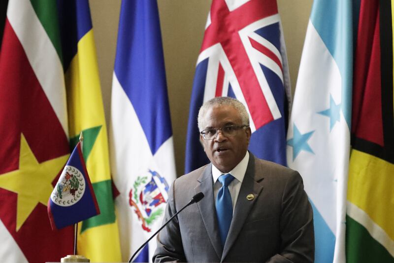 Belize Foreign Minister Eamon Courtenay has condemned the UK's deportation policy. EPA