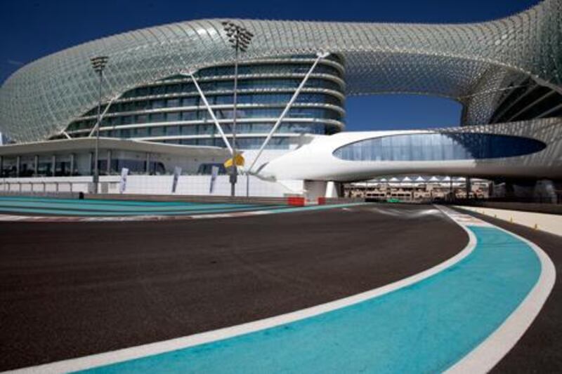Yas Marina circuit, home of the Abu Dhabi Grand Prix