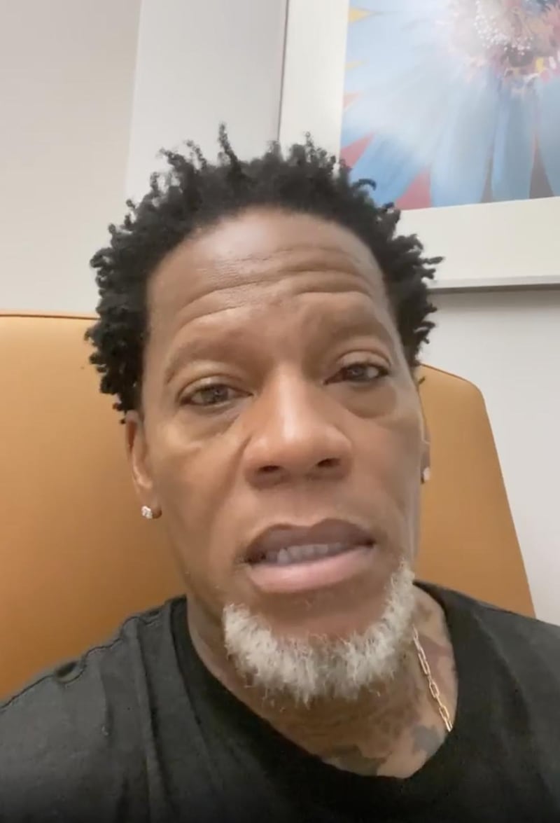 D.L. Hughley confirmed he was suffering with the coronavirus in an Instagram video. Instagram / D L Hughley