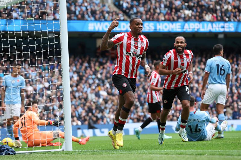 Bryan Mbeumo – 6 Heading straight to the airport at full-time to join up with Colombia for the World Cup, Mbeumo was denied an excellent chance to help Brentford retake the lead when Henry fired in a low cross, which Laporte managed to clear.

Getty