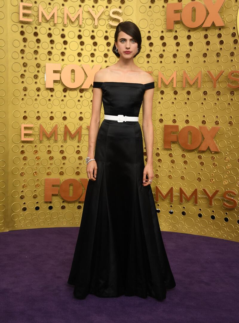 Actress Margaret Qualley arrives for the 71st Emmy Awards at the Microsoft Theatre in Los Angeles on September 22, 2019. AFP