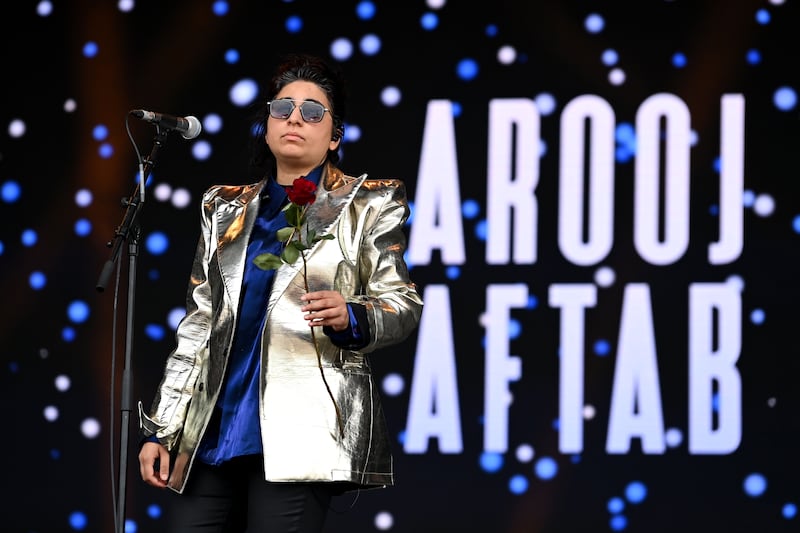 Arooj Aftab will perform on February 3 at Barzakh Festival. Getty Images