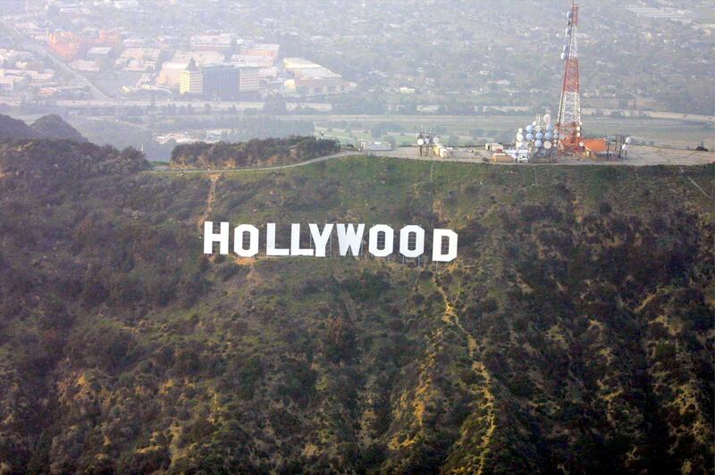 387449 01: The Hollywood sign sits on the hills March 25, 2001 Hollywood, CA. (Photo By Eric Ford/Getty Images)