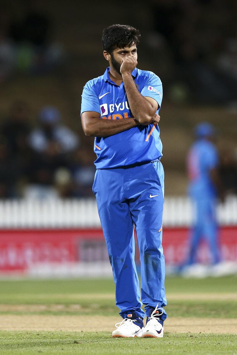 Shardul Thakur gave away 80 runs in nine over at Seddon Park on Wednesday. Getty Images