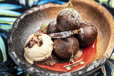 Chilli-laced chocolate bunuelos from Hotel Cartagena. Courtesy Hotel Cartagena