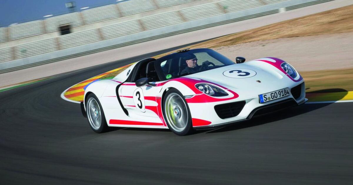 What's better than a Porsche 918? One with two matching 911 Turbos, of  course!