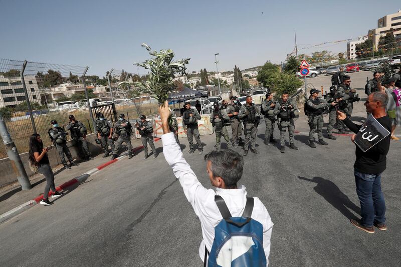 Activists say plans to evict the families are aimed at pushing Palestinians out of East Jerusalem, while Israel has referred to the issue as a 'property dispute'. EPA