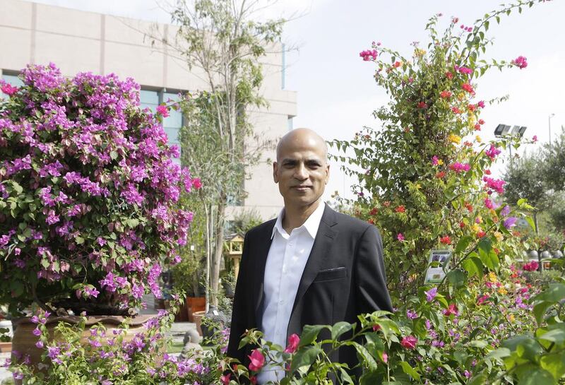 Desert Group, which Michael Mascarenhas is chief executive, is responsible for 80 per cent of Dubai’s public landscaping. Jeffrey E Biteng / The National