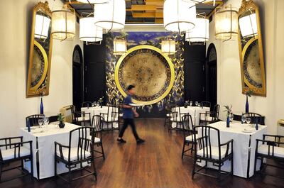The Indigo restaurant at The Blue Mansion. Courtesy Cheong Fatt Tze – The Blue Mansion
