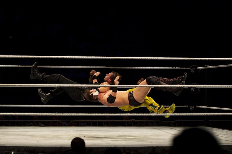 WWE Live event at Zayed Sports City in Abu Dhabi. Christopher Pike / The National

