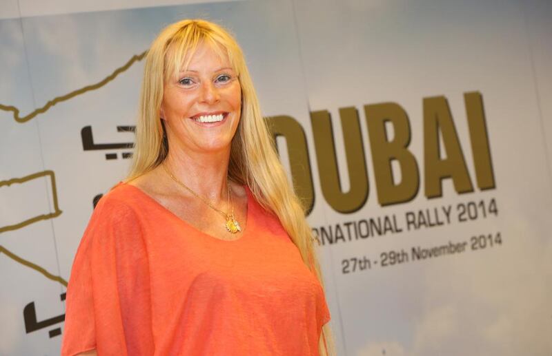 Edith Weiss had trouble before the event even started as she had her car in the wrong workshop. Courtesy Dubai International Rally/Middle East Rally Championship