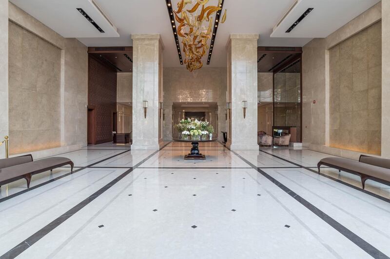 The lobby of The 118. Courtesy LuxuryProperty.com