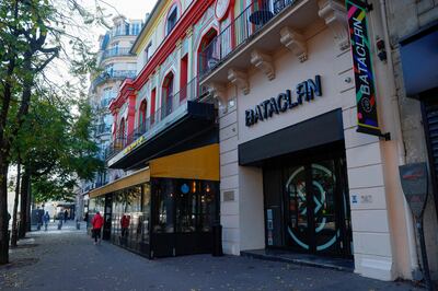 A general view of the Bataclan cafe and theatre in Paris, where armed militants, including Salah Abdeslam  killed about 90 people on the night of November 13, 2015. AFP