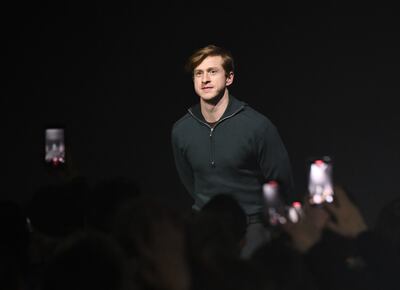 Burberry creative director Daniel Lee during London Fashion Week. WireImage