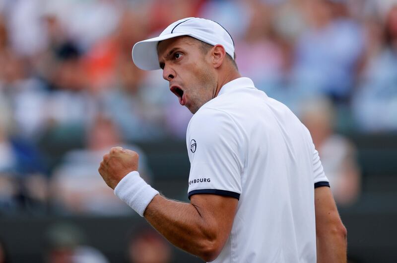Gilles Muller prevailed in a near five hour epic against Rafael Nadal in the fourth round of Wimbledon. Matthew Childs / Reuters